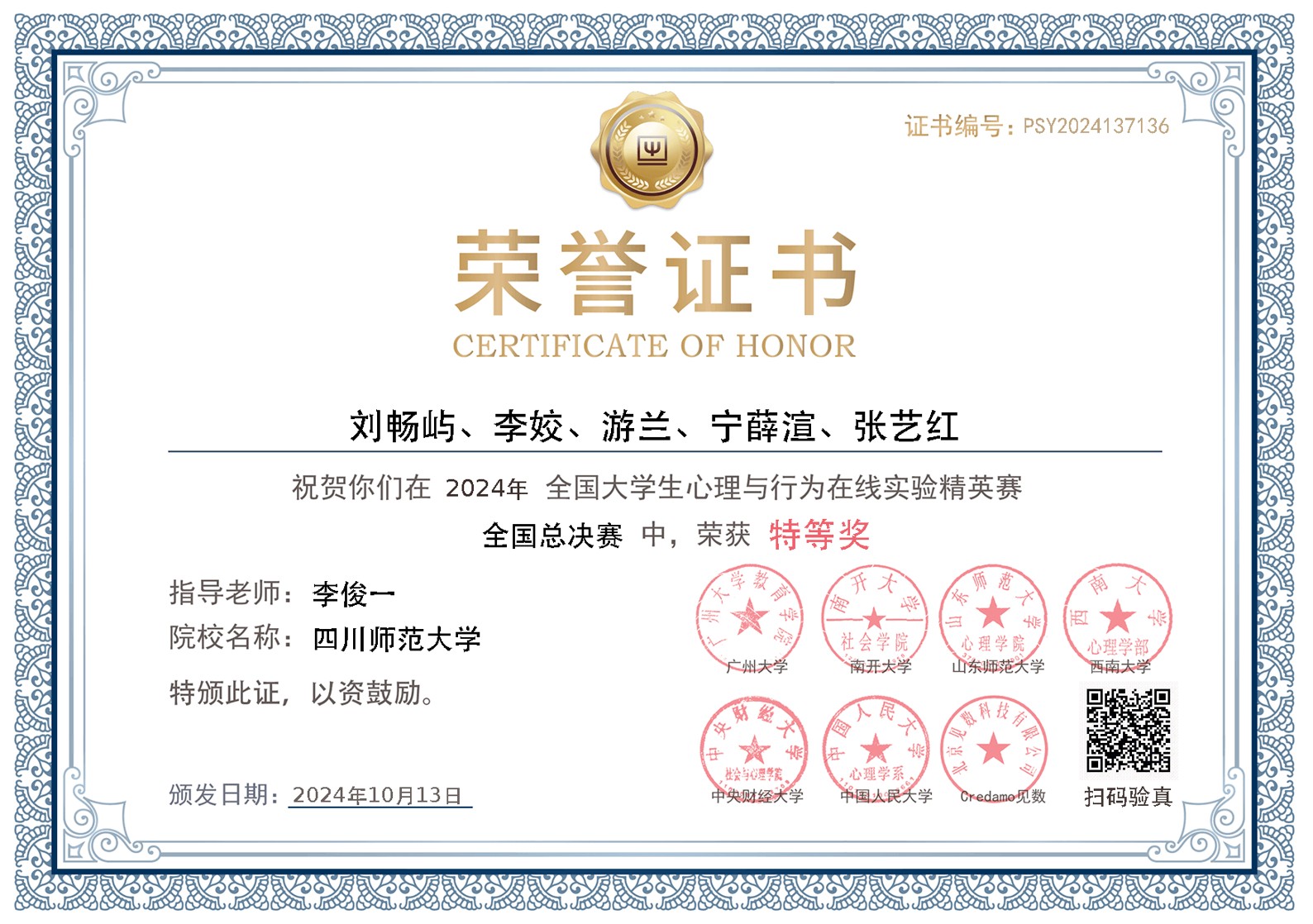 2024 Psychology and Behavior